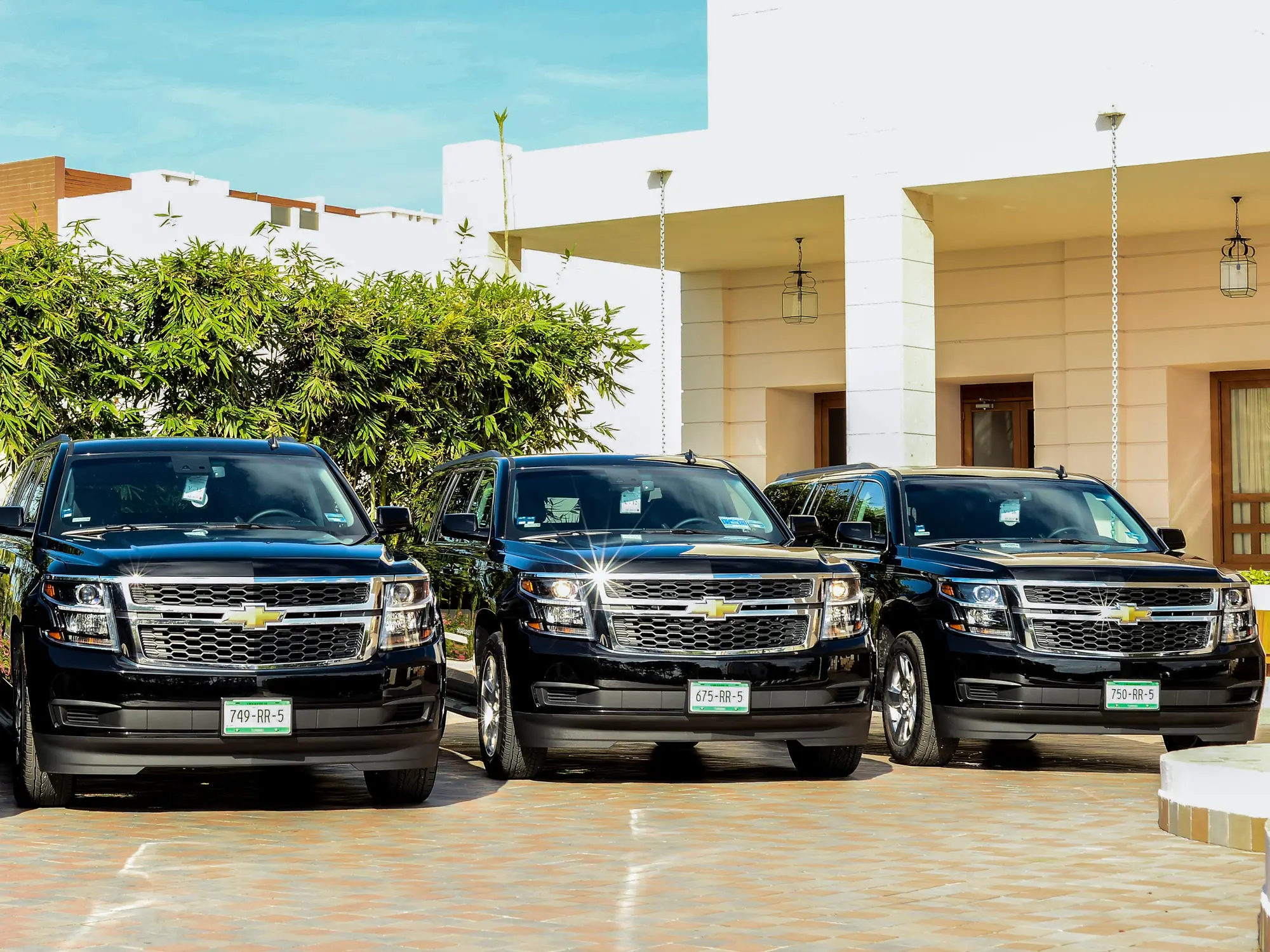 Frota de transfer privativo em Cancún